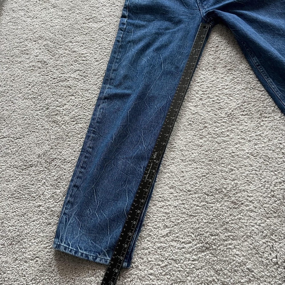 Mother HW‎ Double Stack Ankle Snap Crackle Pop Jeans Womens 27 Blue High Rise - Picture 12 of 15